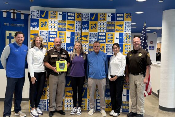 Newport Central Catholic High School AED Donation